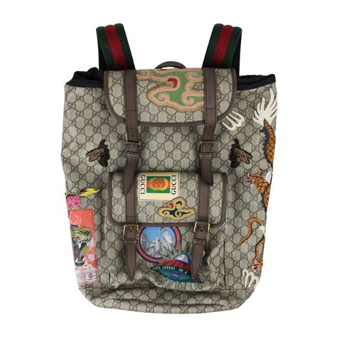 cheap gucci backpack embroidery